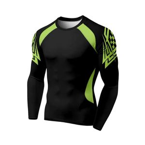 Camiseta Deportiva de Compresión con Estampado de León Colorido, Manga Larga, Sublimada, para Entrenamiento Atlético - Product Image 2