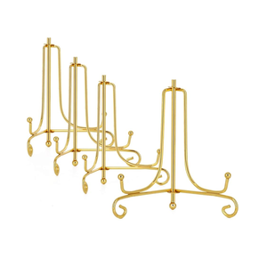 Vente directe usine : Étagère à assiettes en laiton pour comptoir, idéale pour la maison et la restauration, optimise l'espace de rangement - Product Image 4