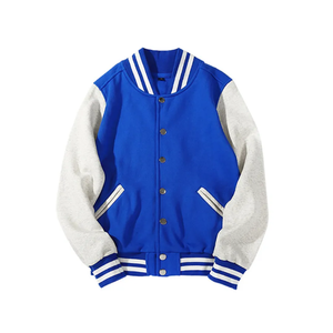 Chaqueta Varsity Premium para Hombre, Estilo Universitario, Resistente al Viento, de Poliéster, Mangas Largas, Cierre de Botones a Presión, Doble Cara - Product Image 5