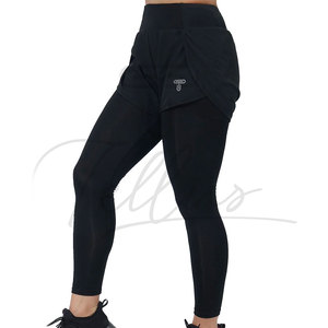 Leggings Deportivos de Alta Calidad, Sencillos, Activos, Personalizados, de Cintura Alta, Compresión Suave, Secado Rápido, para Yoga, Mujer, Largo Completo, Cuatro Direcciones - Product Image 1