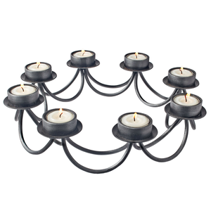 Solid Iron Wire <b>Candle</b> Holder Stand Durable and Light Weight <b>Candle</b> Holder for Home, <b>Wedding</b>, Anniversary, Festival and Party - Product Image 1