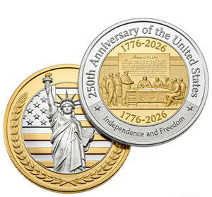 Moneda Conmemorativa del 250 Aniversario de Estados Unidos, Diseño Soberbo y Simbólico, Fundición de Precisión, Colección Evento - Product Image 4