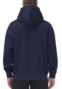 Nueva Sudadera con Capucha para Hombre, Elegante, 100% Algodón, Forrada, Manga Larga, Cuello Caído, Color Sólido, Cómoda, Tallas Grandes, Personalizable - Product Image 5