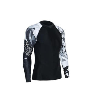 Camiseta de Compresión para Hombre con Estampado por Sublimación, Manga Larga, Ropa Deportiva, Camiseta Interior, Rashguard - Product Image 3