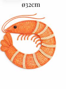 Salvamanteles trenzado hecho a mano con fibra de bambú 100% y yute, antideslizante, ecológico, con diseño de plantas, de 14 pulgadas. - Product Image 4