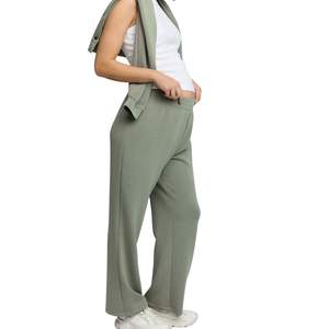 Pantalones de Forro Polar para Mujer al por Mayor, Mezcla de Algodón y Poliéster, Pantalones Deportivos de Alta Calidad, Colores y Tallas Personalizadas - Product Image 1