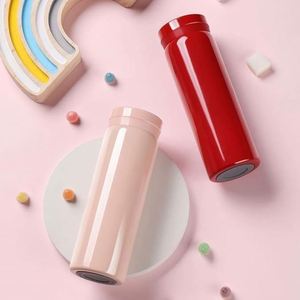 Gourde isotherme rose anti-fuite en acier inoxydable de 200/280 ml avec isolation sous vide pour la maison et le bureau - Product Image 3