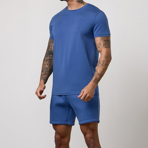 T-shirt pour homme 100% coton, design de logo personnalisé, qualité de luxe, col rond, coupe oversize, épaules tombantes, streetwear, t-shirt uni pour homme - Product Image 1