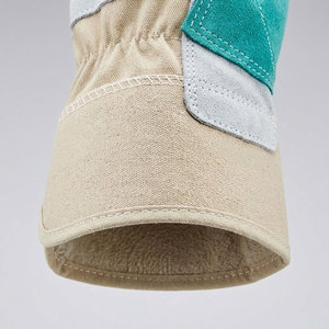 Gants de travail robustes en cuir de vachette pleine fleur, résistants à la chaleur, avec manchette de sécurité, équipement de protection pour le jardinage, confortables et résistants à l'abrasion - Product Image 6