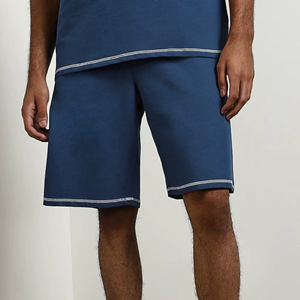 Professional Men Gym T Shirt and Shorts <b>Set</b> Quick Dry Workout Fitness Training Sportswear OEM Manufacturer - Product Image 6