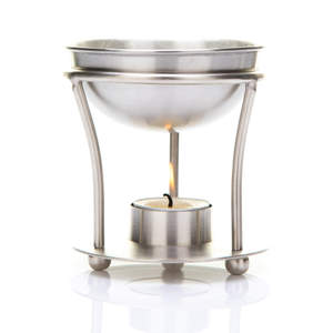 Lavie Creations Handcrafted Luxury Gold Metal Incense Burner Tealight Candle Holder Minimalist Aromatherapy <b>Wax</b> <b>Melt</b> Warmer - Product Image 4