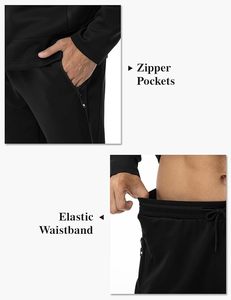 Men's Hooded Tracksuits Sweatsuits 2 Piece <b>Sets</b> Jogging Track Sweat Suit Workout Gym Warm Up Outfits with Hoodie - Product Image 4