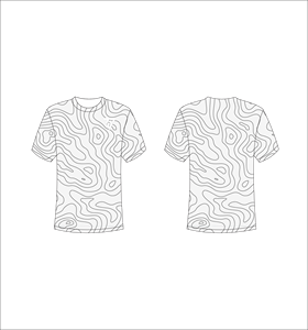 Camiseta de Manga Corta con Estampado Geométrico para Hombre, Cuello Redondo, Corte Regular, Secado Rápido, Poliéster, Informal - Product Image 4