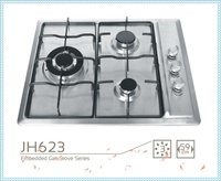 Kompor Gas Oven Stainless Steel WSL 3 Tungku, Peralatan Dapur/Furnace Gas, Kompor Gas