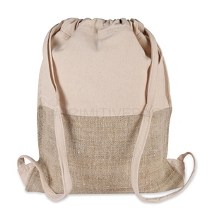 Premium Handmade 100% Hemp <b>Drawstring</b> <b>Backpack</b> Eco Friendly Sustainable Hemp Sack Large Capacity Gym Swimming Cotton Carrying - Product Image 6