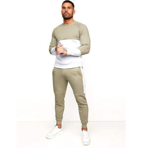Ensemble de survêtements à capuche en molleton de coton pour hommes, manches courtes, pour le fitness et le jogging, personnalisable, respirant, imprimé, hiver - Product Image 2