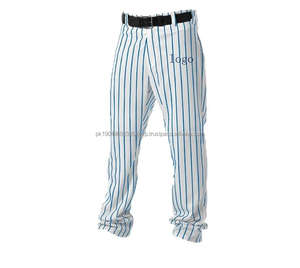 Vente en gros d'uniforme de baseball en polyester personnalisé imprimé par sublimation pantalon de baseball softball respirant pantalon de baseball blanc - Product Image 2