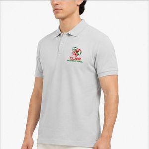 Polo homme en polyester de haute qualité, manches longues, avec fermeture éclair et poche, logo personnalisé. - Product Image 2