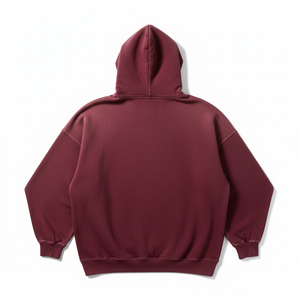 Custom Acid Wash Hoodie Men Wholesale Blank Heavyweight Oversized Vintage Distressed Fleece Pullover Sweatshirt OEM ODM - Product Image 2