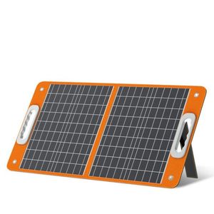 Caricatore solare portatile pieghevole Flashfish da 60W 18V con uscita USB e DC - Product Image 1