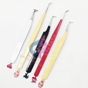 Pinzas Profesionales para Pestañas de Acero Inoxidable Antimagnéticas de Precisión con Punta en Ángulo de 90 Grados y 45 Grados CNC - Product Image 3