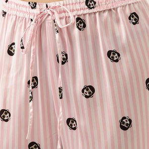 Ensemble de pyjama en coton pour femmes, 2 pièces, vêtements de nuit, vêtements de détente, design élégant, logo personnalisé, fabricant OEM en gros - Product Image 2