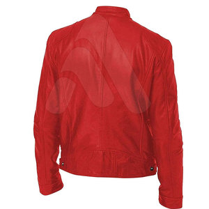 Chaqueta de Cuero Genuino de Alta Calidad para Hombre, Invierno 2026, Cuello Alto, Logotipo Frontal, Secado Rápido, Transpirable, Personalizable - Product Image 3