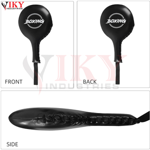 Cible de frappe personnalisée avec logo imprimé, en cuir PU durable, pour entraînement de MMA et de karaté - Product Image 5