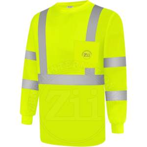 Camiseta de Seguridad Reflectante ANSI Clase 1, Impermeable, con LED Intermitente, Ligera, de Alta Visibilidad, Manga Larga, Secado Rápido y Transpirable - Product Image 6