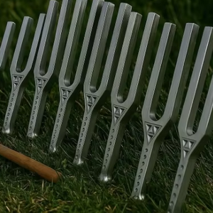 Espadas de Sonido de 7 Chakras de Mars Manufacture, Paquete de 7 Diapasones Gigantes para Sanación y Meditación - Product Image 1