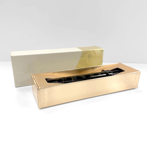 Boîte télescopique en carton plat de haute qualité, finition brossée givrée, texture multicouche, design moderne, boîte cadeau pour soins de la peau, UV - Product Image 5