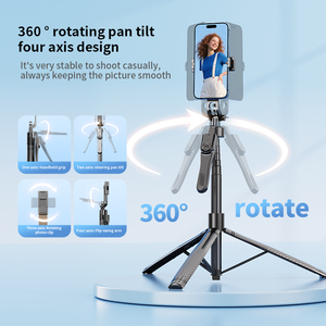 K29 Palo Selfie Extra Largo de <span class=keywords><strong>2</strong></span>.15m, Trípode <span class=keywords><strong>para</strong></span> Teléfono de Alta Calidad <span class=keywords><strong>para</strong></span> Transmisión en Vivo, Venta al Por Mayor de Fábrica |   Monopié Extensible Portátil - Product Image 6