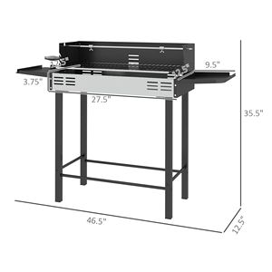 Griglia Elettrica BBQ con Girarrosto e Griglia a 3 Livelli in Acciaio Inox, Ripiani Portaoggetti per Pollo e Tacchino, Opzione Logo Personalizzato - Product Image 3