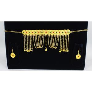 Martasha designer islamique ramadan spécial plaqué or EAU bijoux spécial dubai bijoux collier boucle d'oreille ensemble arabe bijoux - Product Image 3