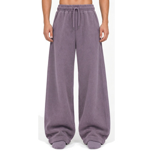 Pantalones Deportivos Holgados Personalizados de Felpa de Algodón Grueso con Cintura Elástica para Marcas de Ropa Urbana - Product Image 1