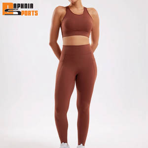 Ropa Deportiva Personalizada para Mujer, Conjunto de Dos Piezas de Leggings de Yoga con Estiramiento en 4 Direcciones, Suave y de Secado Rápido - Product Image 6