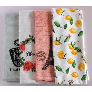 Elegantes toallas de cocina teñidas con hilo para la limpieza diaria para el servicio de mesa y la limpieza de vidrios en las áreas de comedor - Product Image 1