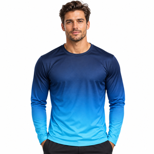 Camiseta Deportiva de Manga Larga para Hombre, Sublimada, con Estampado Completo, Transpirable, para Running, Fitness, Uniforme Deportivo - Product Image 1