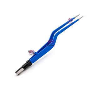Pinzas Bipolares Europeas para Irrigación, Tipo Bayoneta, 18 cm, Punta de 0.5 mm, Antiadherentes, Reutilizables, Instrumento Manual, Set MEDICAB - Product Image 2