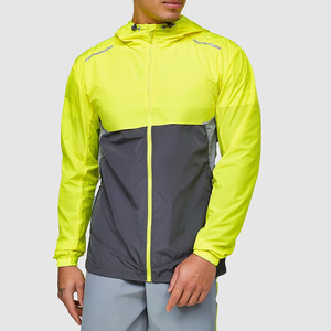 Vestes coupe-vent unisexes personnalisées, légères, réversibles, grandes tailles, imperméables, en nylon, avec fermeture éclair, vente en gros, service OEM - Product Image 1