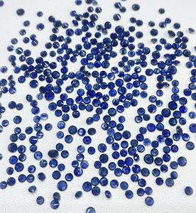 Zafiro Azul Natural de Primera Calidad, Calentado, Corte Redondo de 2-3.5mm, Color Azul Real, Gema Suelta para Hacer Collares - Product Image 2