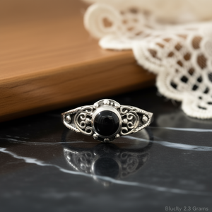 แหวนออนิกซ์สีดำ น้ำหนัก 2.3 กรัม - Product Image 3