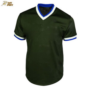 Maillots de baseball à col en V de sublimation professionnelle maillots de baseball en gros de haute qualité - Product Image 5