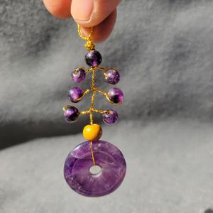 Colgantes de Donut de Piedra Gema de Cristal Natural al por Mayor, Colgante de Piedra Gogo para Fabricación de Joyas, Calidad Premium Hecha a Mano, Suministro a Granel - Product Image 2