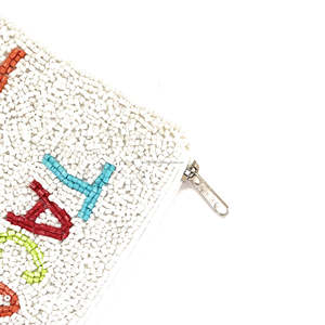 Top vendedor hecho a mano Tacos Tequila con cuentas embrague moda lentejuelas cremallera bolsa mujer fiesta monedero fiesta regalo portátil - Product Image 4