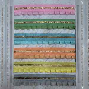 Dentelle dorée de haute qualité, idéale pour les bordures de sari, les lehenga, la confection de robes et la décoration de chaussures. - Product Image 3