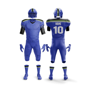 Uniforme de football américain imprimé, personnalisé pour l'équipe, tissu polyester respirant de haute qualité, OEM - Product Image 4