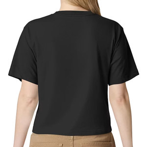 เสื้อยืดครอปผู้หญิง เนื้อผ้านุ่ม ระบายอากาศได้ดี ผ้าฝ้าย แขนสั้น เสื้อท่อนบนสำหรับฤดูร้อน สไตล์มินิมอล สีพื้น ทรงหลวม ใส่สบาย เหมาะสำหรับออกกำลังกาย เสื้อยืดพื้นฐาน - Product Image 6