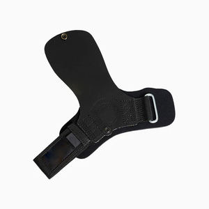 Poignées de gymnastique en cuir pour haltérophilie, protège-paume orange personnalisé, sangles de poignet, poignées de gymnastique pour entraînement, équipement de gym en gros - Product Image 4