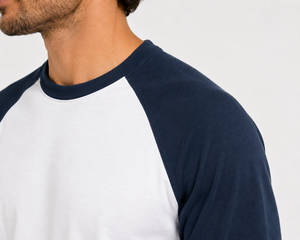 Camiseta de Manga Raglán Personalizada para Hombre, Estilo Béisbol, Oversize, Algodón Premium, Manga Larga, Casual, Streetwear, Prenda Lisa - Product Image 5